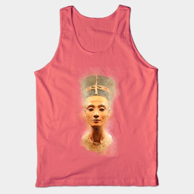 Nefertiti the Egyptian Queen Tank Top by AmrQadi